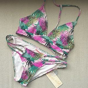Cabana Del Sol Palm Frond Bikini